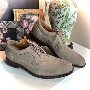 Johnston & Murphy Sheepskin Suede Dress Shoes